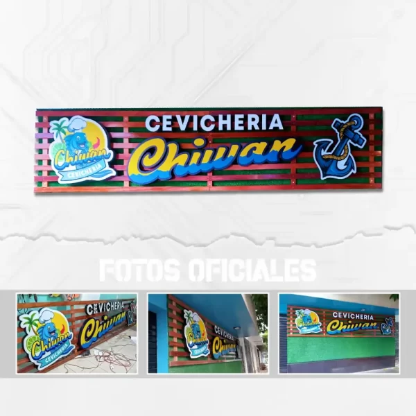 Letreros 3D en Acrilico